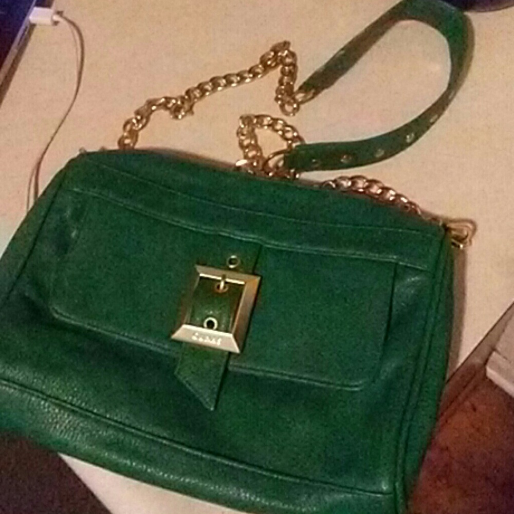 Green and gold Genuine GUNAS bag